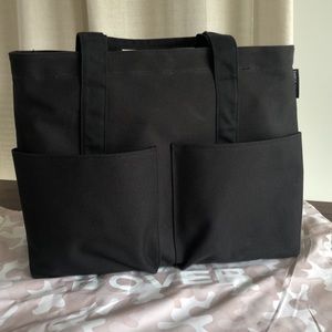 Dagne Dover Large Vida Organic Cotton Tote in Onyx